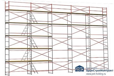 Леса фасадные рамные