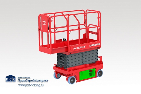 Sany SPS0608DC ножничный подъемник