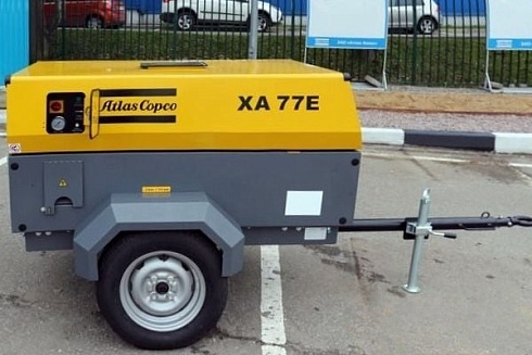 Электрическй компрессор Atlas Copco XA77E передвижной (напряжение 380 В)