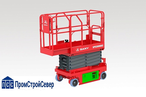 Sany SPS0608DC ножничный подъемник